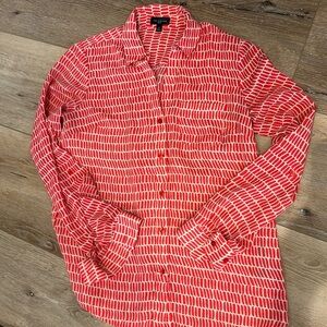 Long sleeve button down blouse